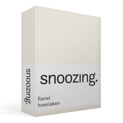 Snoozing drap-housse flanelle