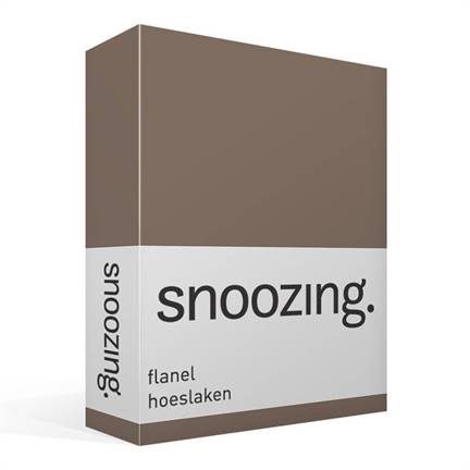 Snoozing drap-housse flanelle