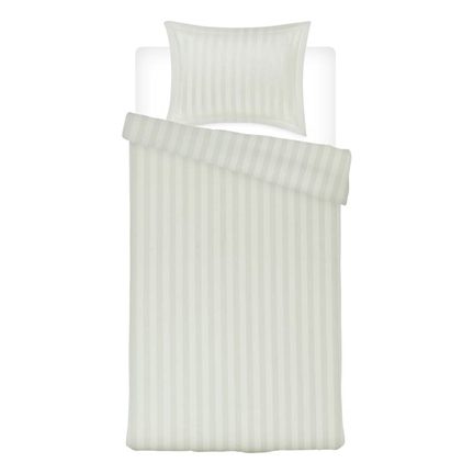 Papillon Uni Satin housse de couette ivoire