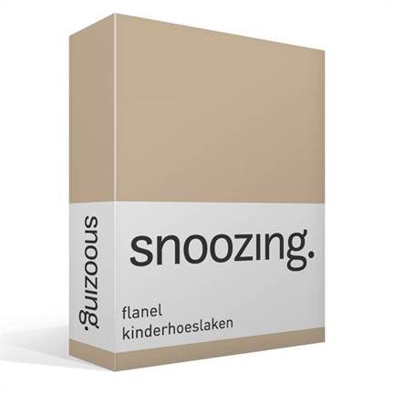 Snoozing drap-housse enfant flanelle