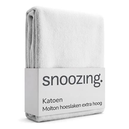 Snoozing drap-housse molleton coton grand bonnet