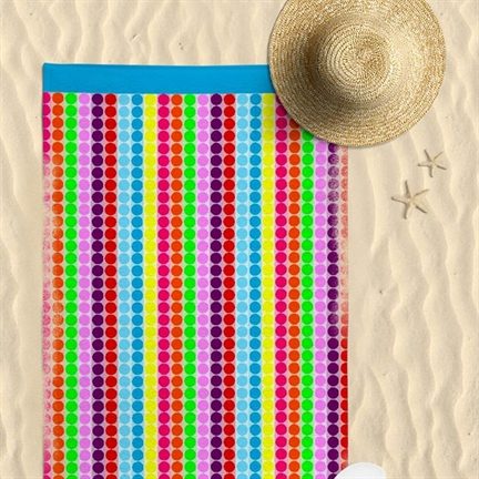 Pixels serviette de plage
