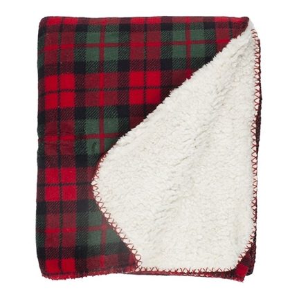 Unique Living Falun plaid polaire