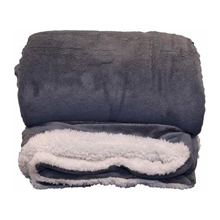 Unique Living Lars plaid polaire XL anthracite