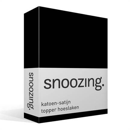 Snoozing drap-housse surmatelas satin