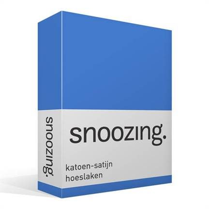 Snoozing drap-housse satin