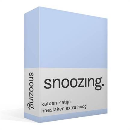 Snoozing drap-housse grand bonnet satin