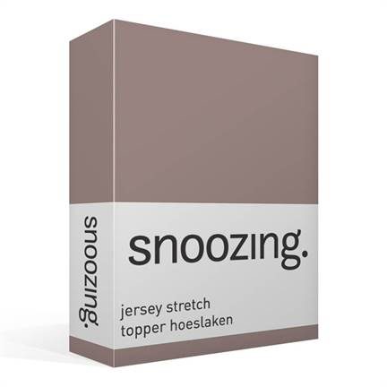 Snoozing drap-housse surmatelas jersey stretch