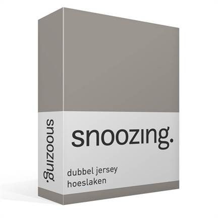 Snoozing drap-housse double jersey gris - thumbnail_01