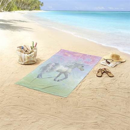 Good Morning Licorne serviette de plage