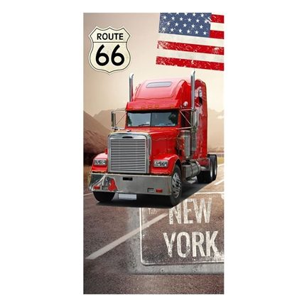 Truck serviette de plage multicolore - thumbnail_01