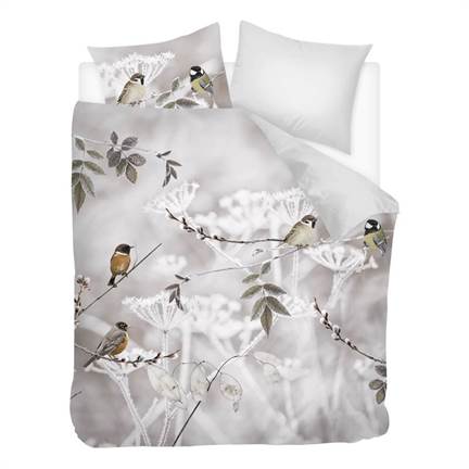 Snoozing Winter housse de couette en flanelle