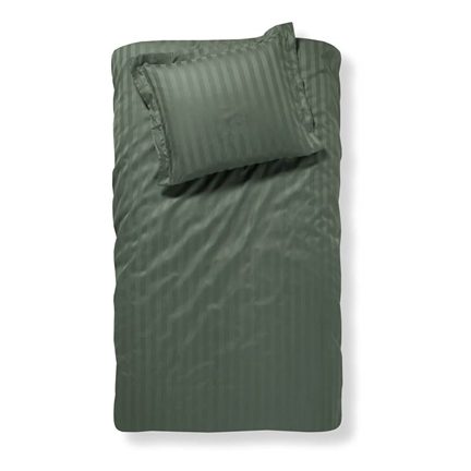 Damai Linea housse de couette vert gris